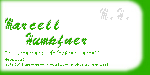 marcell humpfner business card